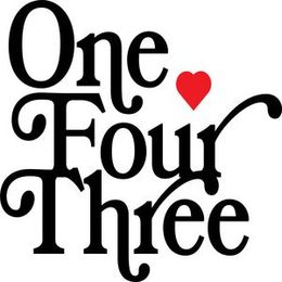 ONE FOUR THREE trademark