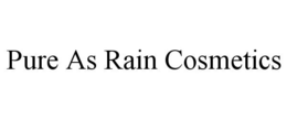 PURE AS RAIN COSMETICS trademark
