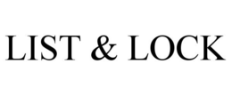 LIST & LOCK trademark