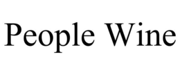 PEOPLE WINE trademark