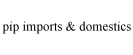 PIP IMPORTS & DOMESTICS trademark