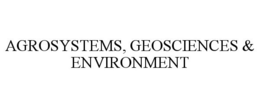 AGROSYSTEMS, GEOSCIENCES & ENVIRONMENT trademark