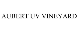 AUBERT UV VINEYARD trademark