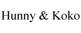 HUNNY & KOKO trademark