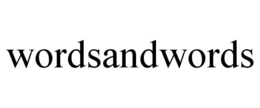 WORDSANDWORDS trademark
