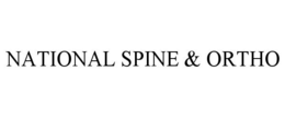 NATIONAL SPINE & ORTHO trademark