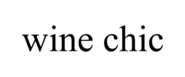 WINE CHIC trademark