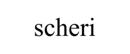 SCHERI trademark