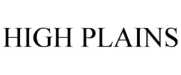 HIGH PLAINS trademark