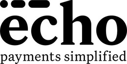 ECHO PAYMENTS SIMPLIFIED trademark