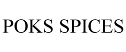 POKS SPICES trademark