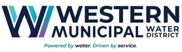 WW WESTERN MUNICIPAL WATER DISTRICT POWERED BY WATER. DRIVEN BY SERVICE. trademark