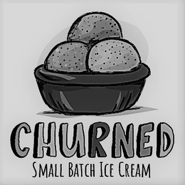 CHURNED SMALL BATCH ICE CREAM trademark