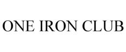 ONE IRON CLUB trademark