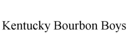 KENTUCKY BOURBON BOYS trademark