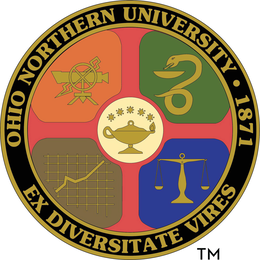 OHIO NORTHERN UNIVERSITY · 1871 EX DIVERSITATE VIRES trademark