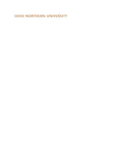 OHIO NORTHERN UNIVERSITY trademark