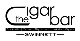 THE CIGAR BAR COCKTAILS TAPAS NIGHTLIFE HOOKAHS CIGARS GWINNETT trademark