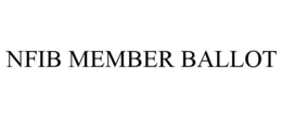 NFIB MEMBER BALLOT trademark