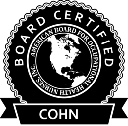 BOARD CERTIFIED AMERICAN BOARD FOR OCCUPATIONAL HEALTH NURSES, INC. COHN trademark