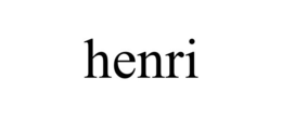 HENRI trademark