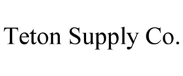 TETON SUPPLY CO. trademark