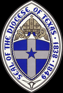 SEAL OF THE DIOCESE OF TEXAS · 1838 · 1849 trademark