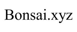 BONSAI.XYZ trademark