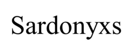 SARDONYXS trademark