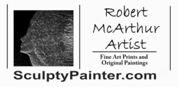 ROBERT MCARTHUR ARTIST FINE ART PRINTS AND ORIGINAL PAINTINGS SCULPTYPAINTER.COM trademark