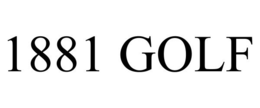 1881 GOLF trademark