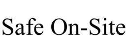 SAFE ON-SITE trademark