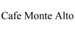 CAFE MONTE ALTO trademark