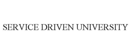 SERVICE DRIVEN UNIVERSITY trademark