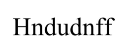 HNDUDNFF trademark