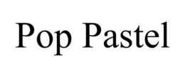 POP PASTEL trademark