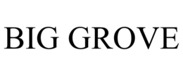 BIG GROVE trademark