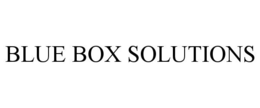 BLUE BOX SOLUTIONS trademark
