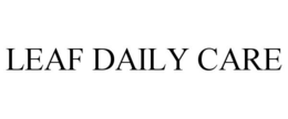 LEAF DAILY CARE trademark