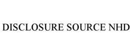 DISCLOSURE SOURCE NHD trademark