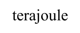 TERAJOULE trademark