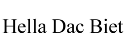 HELLA DAC BIET trademark