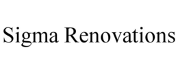 SIGMA RENOVATIONS trademark