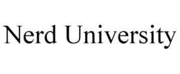 NERD UNIVERSITY trademark