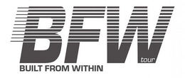 BFW TOUR BUILT FROM WITHIN trademark