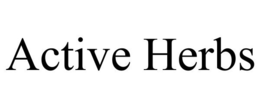 ACTIVE HERBS trademark