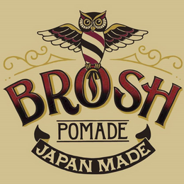 BROSH POMADE JAPAN MADE trademark