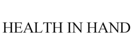 HEALTH IN HAND trademark