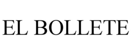 EL BOLLETE trademark