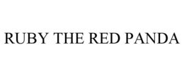 RUBY THE RED PANDA trademark